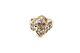 10k Yellow Gold 0.50 Ct Diamond Cluster Ring Size 8.25