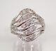 2.30ct Round Cut Real Moissanite Wedding Dome Band Ring White Gold Plated