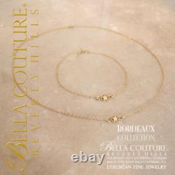 $405rarenew Bc Victorian 14k Yellow Gold Citrine Diamond Faceted Vtg Chain Ring