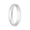 Angara High Polished Domed Men's Comfort Fit Wedding Band In 14k Solid Gold