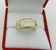 Beautiful Mother Of Pearl And Diamonds Ring 14k Gold 6.5 Gr Size 6.5