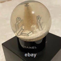 CHANEL Snow Globe Dome White Christmas Tree Novelty Benefit VIP Customer Limited