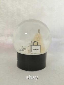 CHANEL Snow Globe Dome White Christmas Tree VIP customer Limited Novelty Benefit