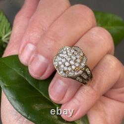 Camelia Sterling Silver Vintage Ballerina Ring Estate Jewelry Pre-Owned Siz 9.25