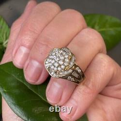 Camelia Sterling Silver Vintage Ballerina Ring Estate Jewelry Pre-Owned Siz 9.25