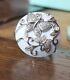 Ross Simons Sterling Silver White Agate Diamond Butterfly Wide Cage Ring Ea