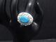 Ross Simons Sterling Silver White Agate Turquoise Wide Dome Ring Ea 8.25